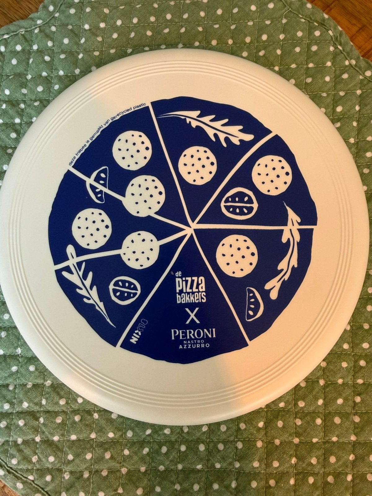 Frisbee Pizzabakkers X Peroni bier, Ophalen of Verzenden, Nieuw
