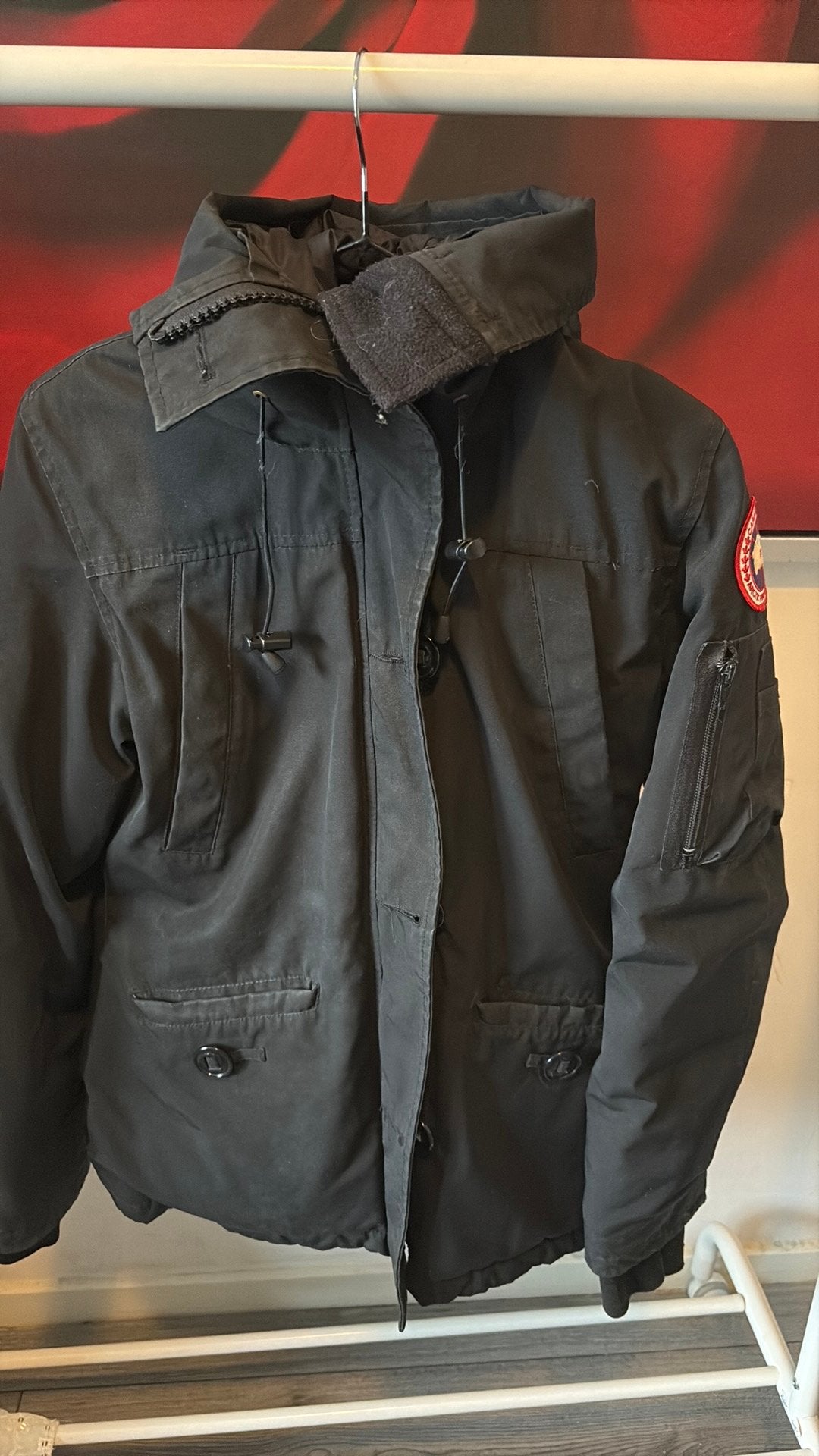 Canada goose winter jas, Ophalen, Zo goed als nieuw, Zwart