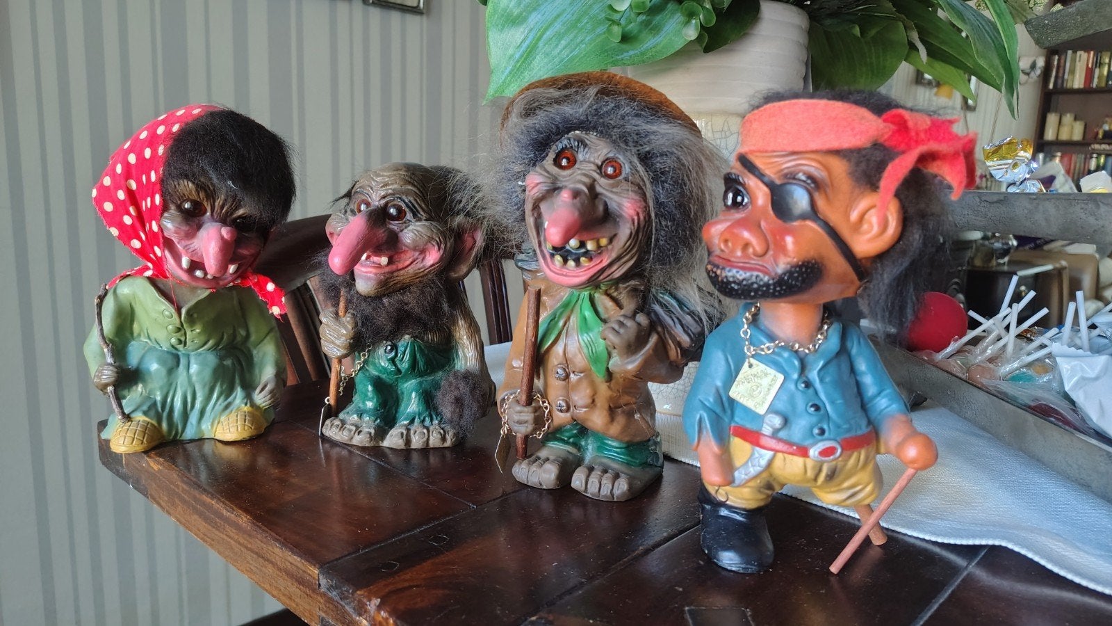 Vintage 60er jaren Heico bobblehead poppen, Ophalen of Verzenden, Zo goed als nieuw