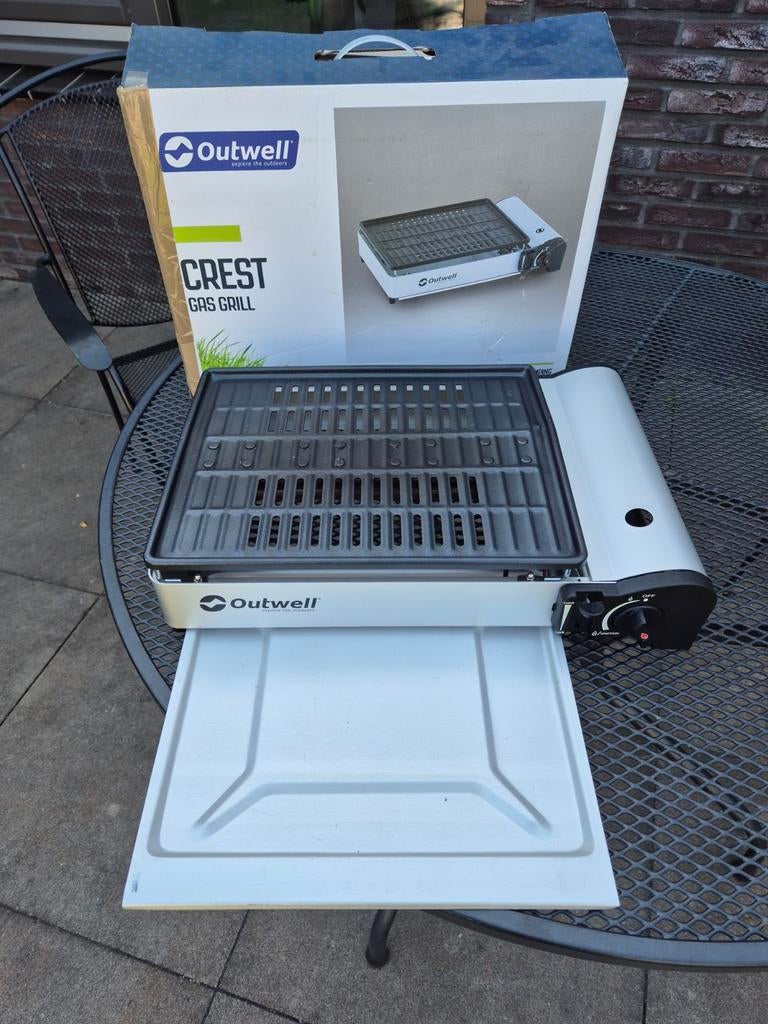 Outwell Crest CampingGas Grill Barbecue. Absolute Nieuwstaat, Caravans en Kamperen, Ophalen of Verzenden, Zo goed als nieuw