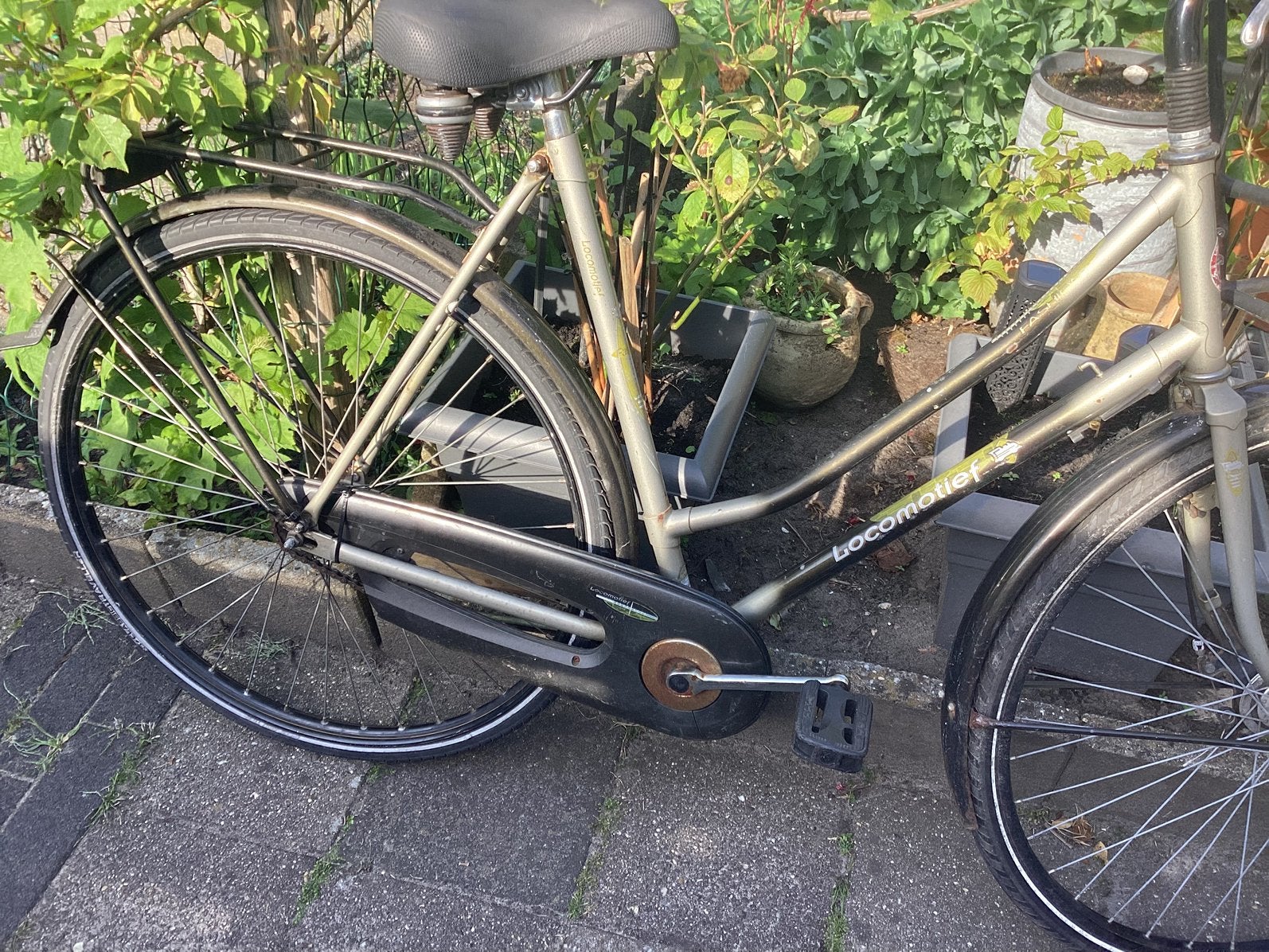 Damesfiets 28 inch terugtraprem, Fietsen en Brommers, Fietsen | Dames | Omafietsen, Ophalen, Gebruikt, Terugtraprem