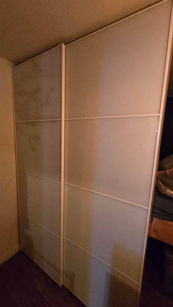 2x IKEA Pax schuifdeuren 236cm x 75cm, Ophalen