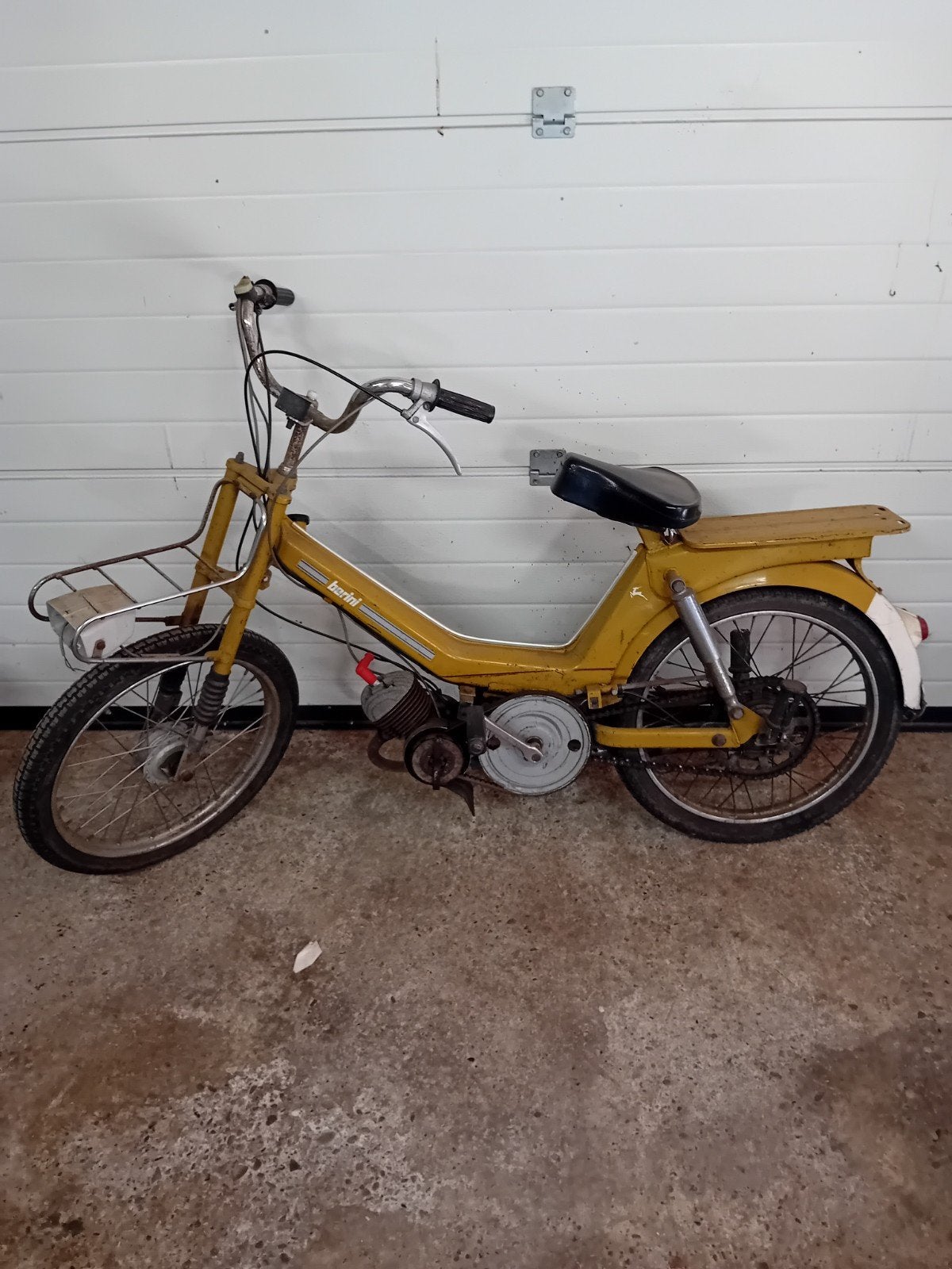 Berini bromfiets - Klassieke gele brommer, Ophalen, Gebruikt, Maximaal 45 km/u, Berini