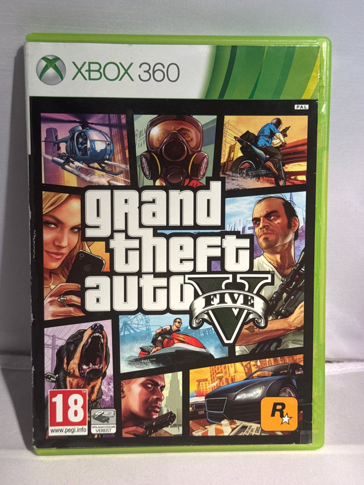 Grand Theft Auto V (GTA V) voor Xbox 360, Avontuur en Actie, Online, Vanaf 18 jaar, 1 speler