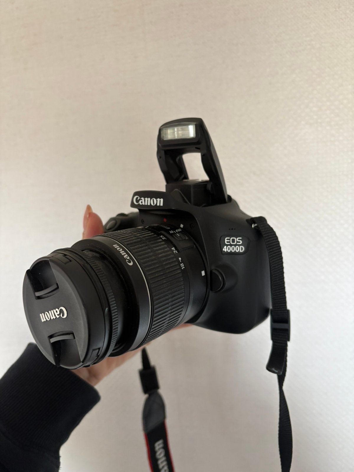 Canon EOS 4000D + 18-55mm lens, Audio, Tv en Foto, Spiegelreflex, Canon, Lensdop, 18 megapixels