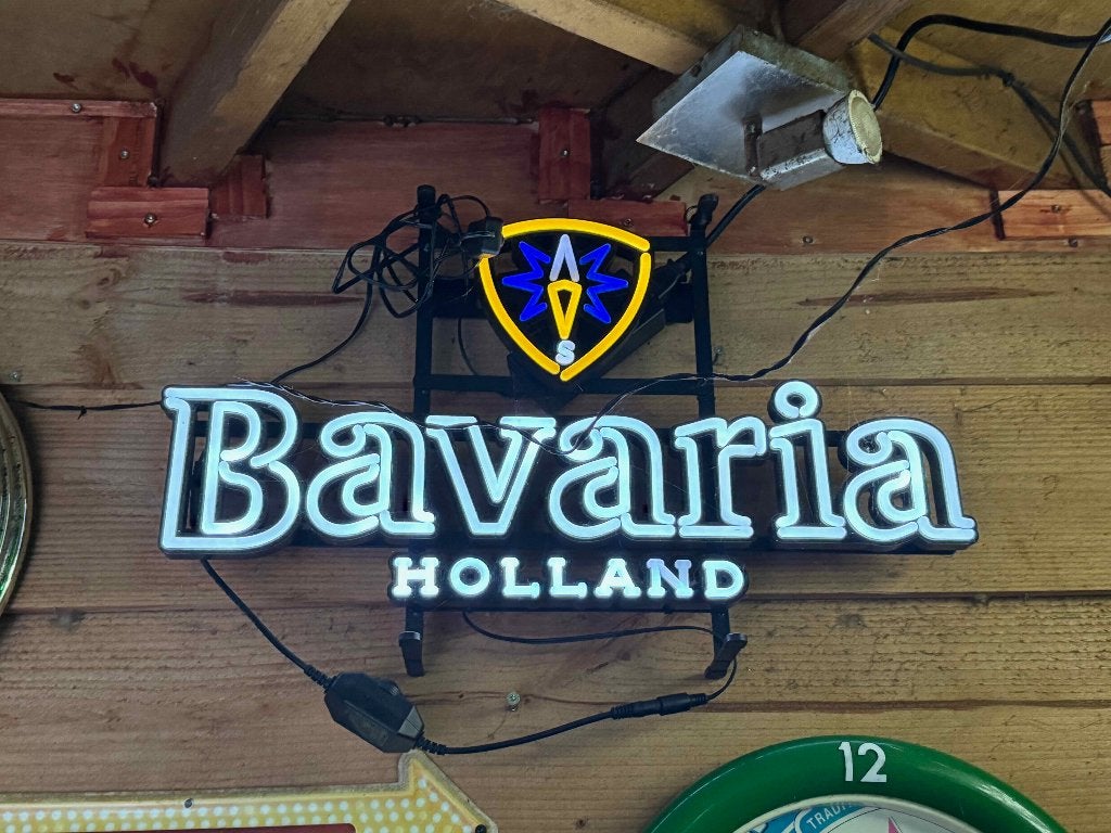 Originele Bavaria NEON verlichting - Perfect voor mancave!, Ophalen, Gebruikt, Lichtbak of (neon) lamp