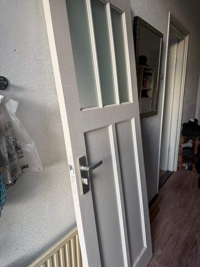 Oude paneeldeur, Ophalen, Gebruikt, Minder dan 80 cm, Binnendeur