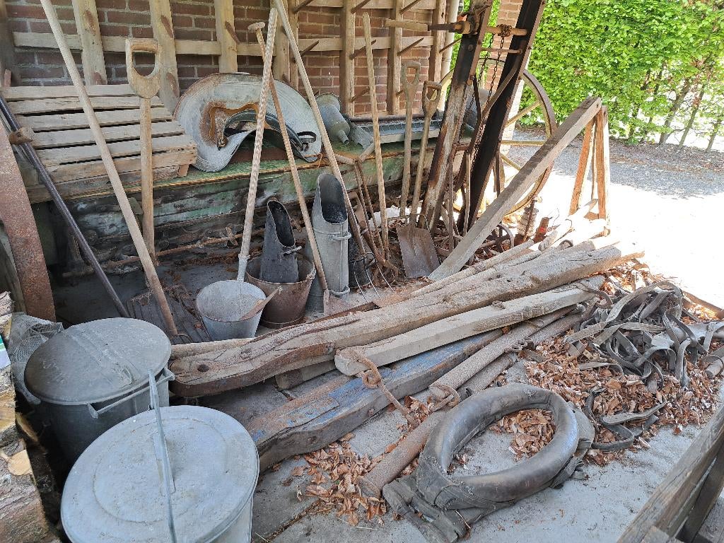 landbouwmateriaal, Ophalen