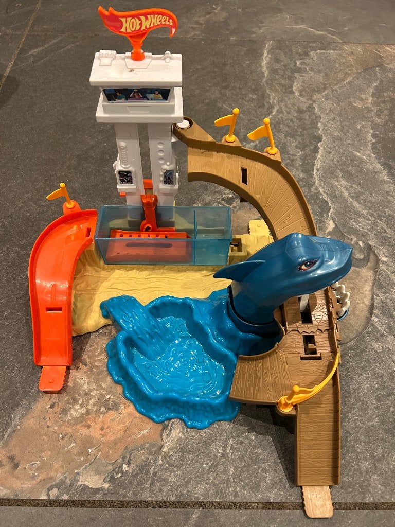 Hotwheels Sharkport Showdown, Ophalen, Zelf te bouwen, Racebaan, Gebruikt