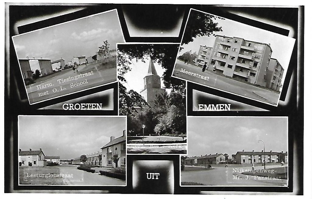 Emmen- -5-luik., Ophalen of Verzenden, 1960 tot 1980, Gelopen, Drenthe