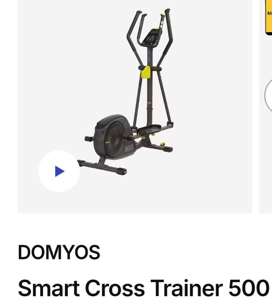 Crosstrainer Domyos 500, Sport en Fitness, Fitnessapparatuur, Ophalen, Zo goed als nieuw, Crosstrainer