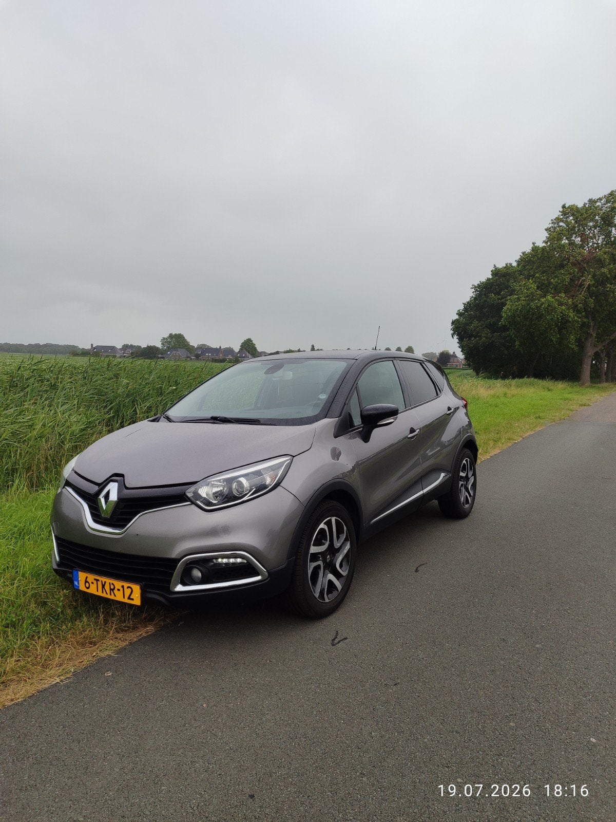 Renault Captur 0.9 TCE 90 2014 Grijs, Auto's, Renault, Particulier, Captur, ABS, Airbags, Automatische klimaatregeling, Bluetooth