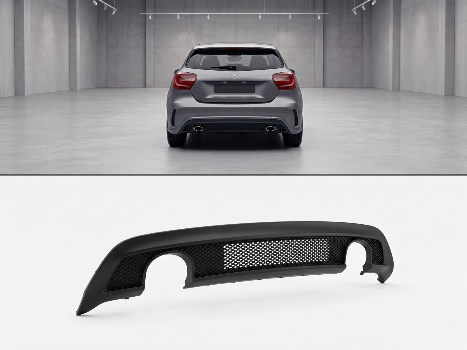 Mercedes Benz A Klasse W176 Diffuser AMG, Ophalen