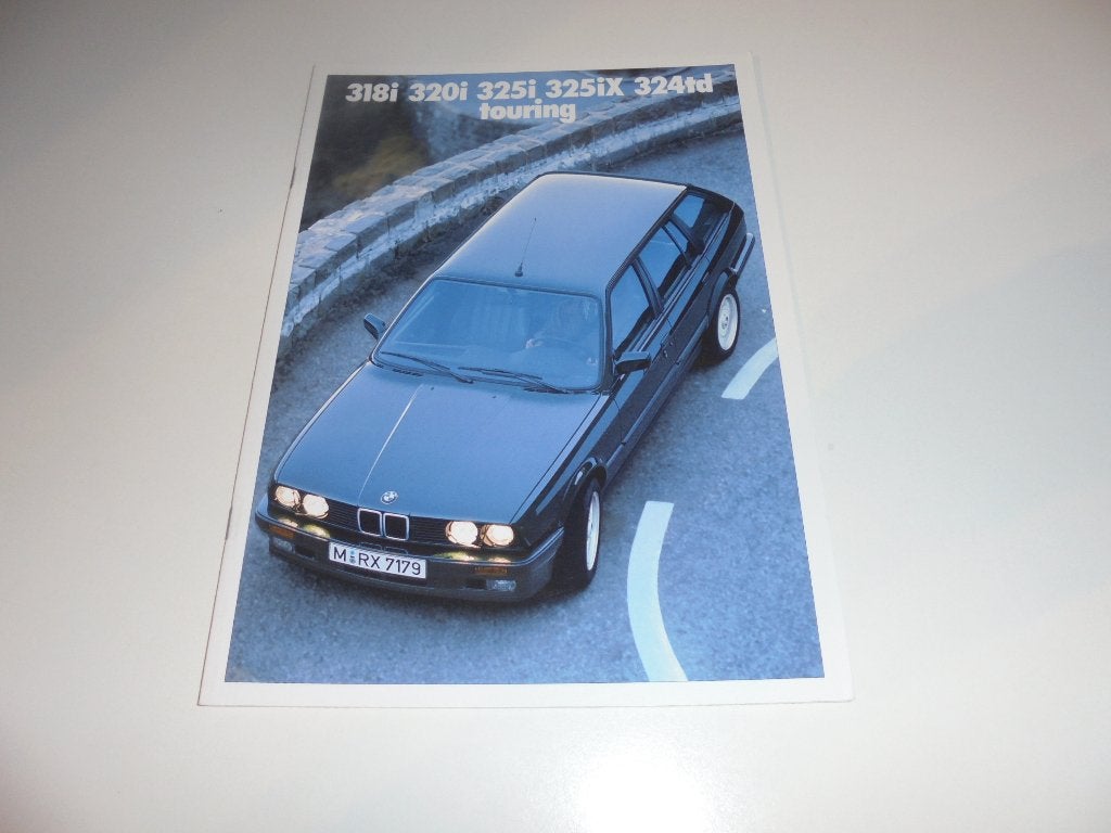 brochure BMW 3-serie Touring  1989, Ophalen of Verzenden, Nieuw, BMW