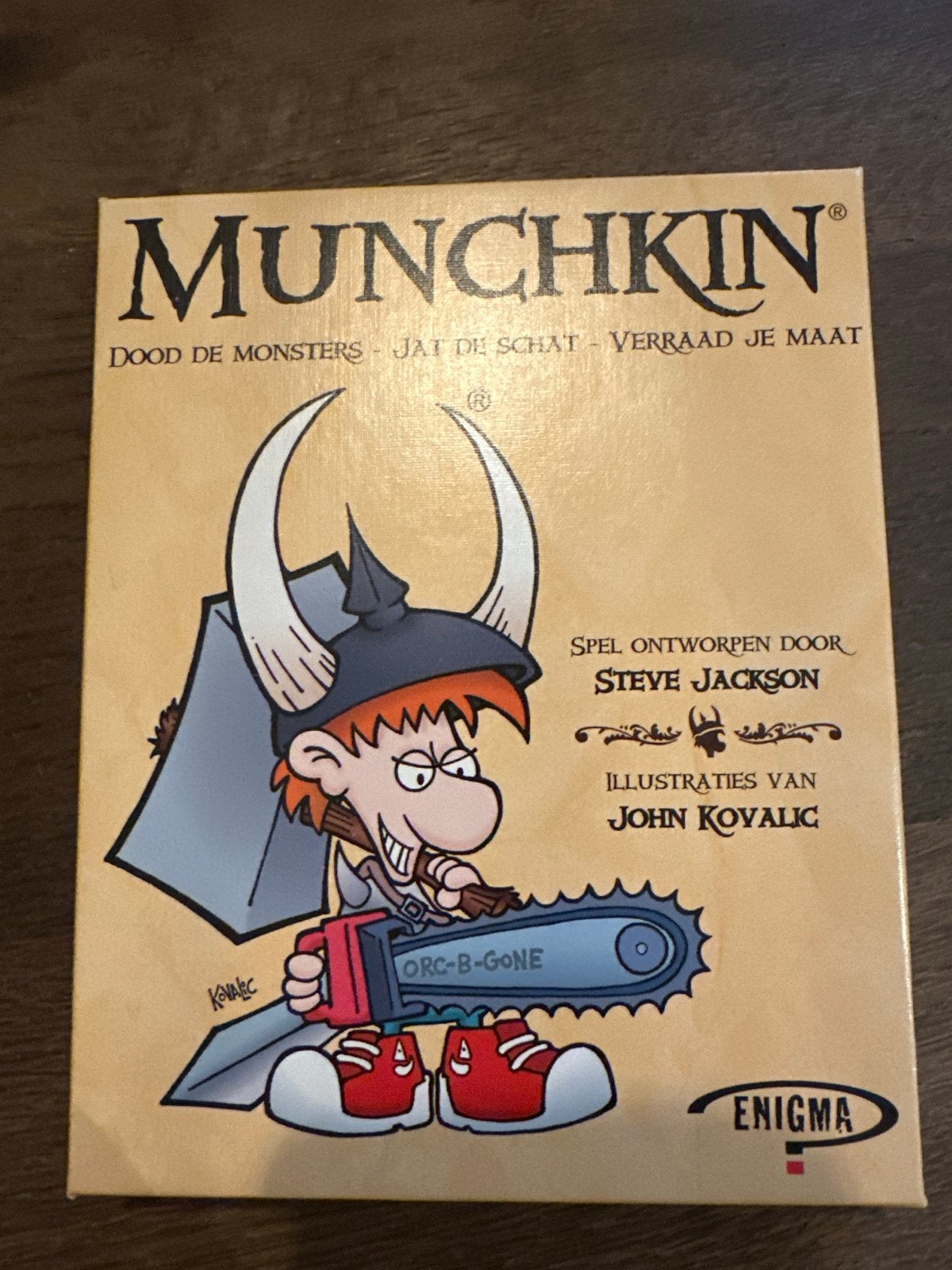 Munchkin Kaartspel - Dood de Monsters, Jat de Schat, Drie of vier spelers, Ophalen of Verzenden, Zo goed als nieuw
