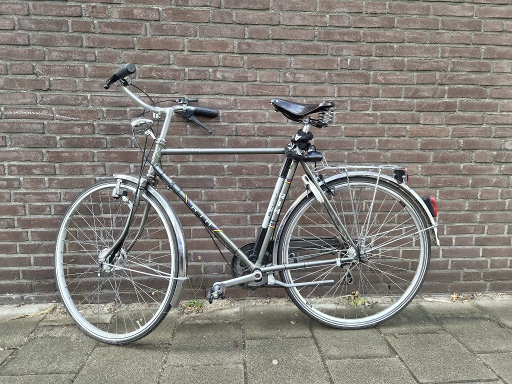 Retro RIH herenfiets, Fietsen en Brommers, Gebruikt, Versnellingen, Schijfrem, 53 tot 57 cm
