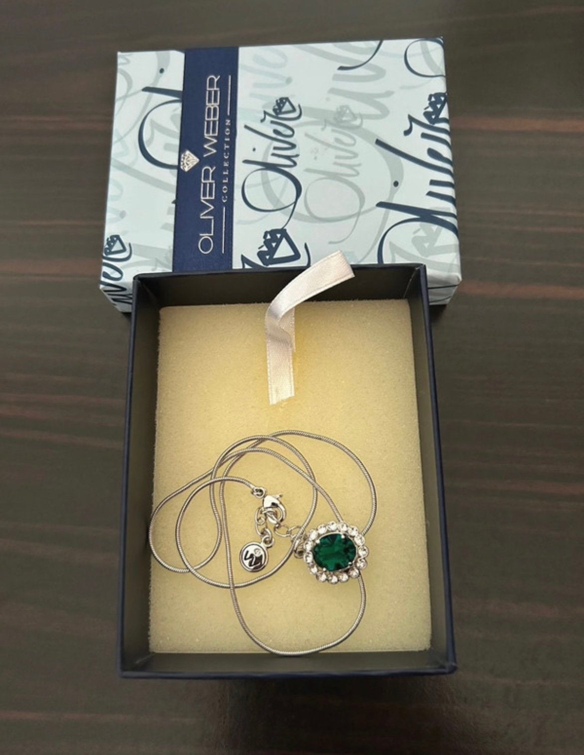 Swarovski Oliver Weber Collection Ketting - Nieuw, Ophalen, Nieuw, Groen, Overige materialen