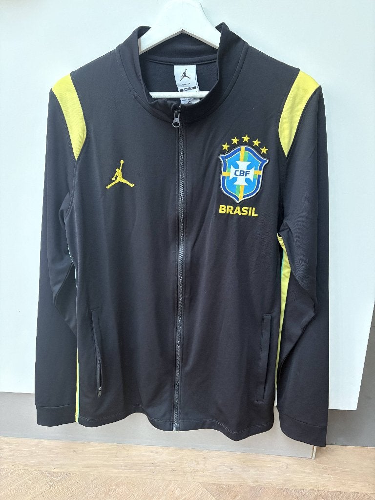 Brasil Brazilië voetbal nike trainingsjack zwart maat M, Maat 48/50 (M), Zwart, Nike, Ophalen of Verzenden