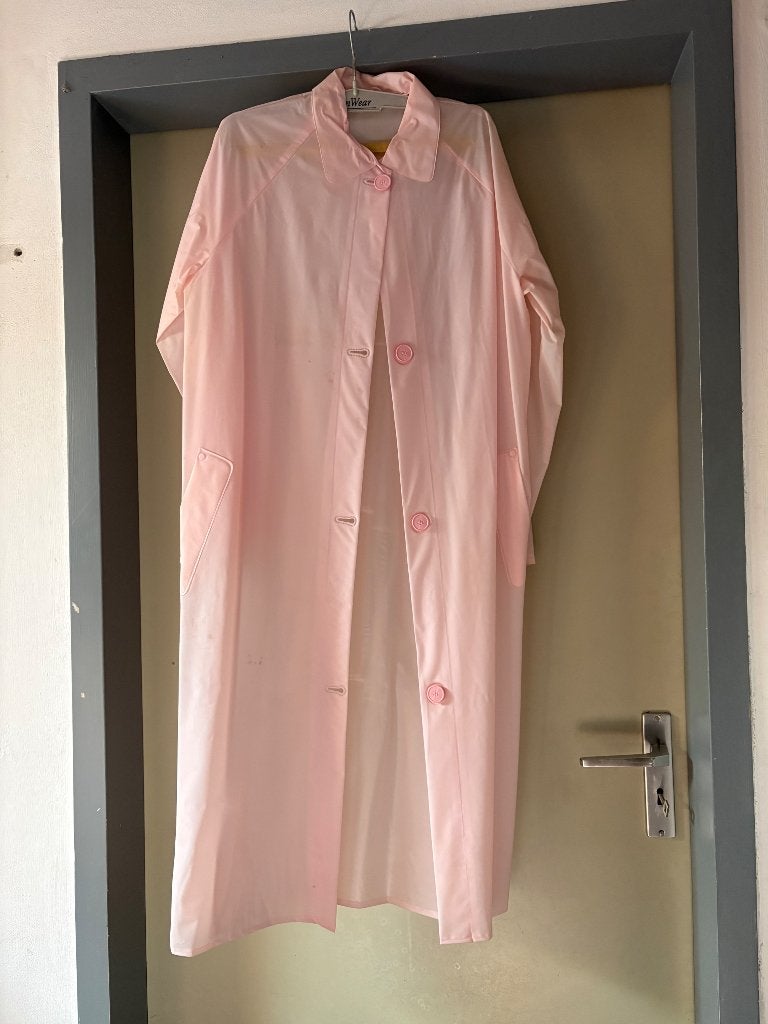 Pvc vintage regenjas, Ophalen of Verzenden, Zo goed als nieuw, Regenjas, Heren