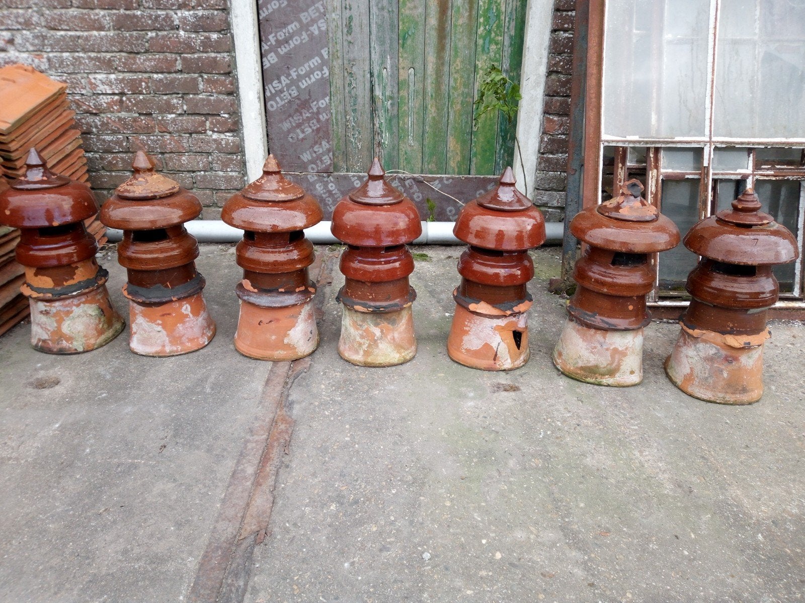 Oude schoorsteen potten, Antiek en Kunst, Antiek | Keramiek en Aardewerk, Ophalen