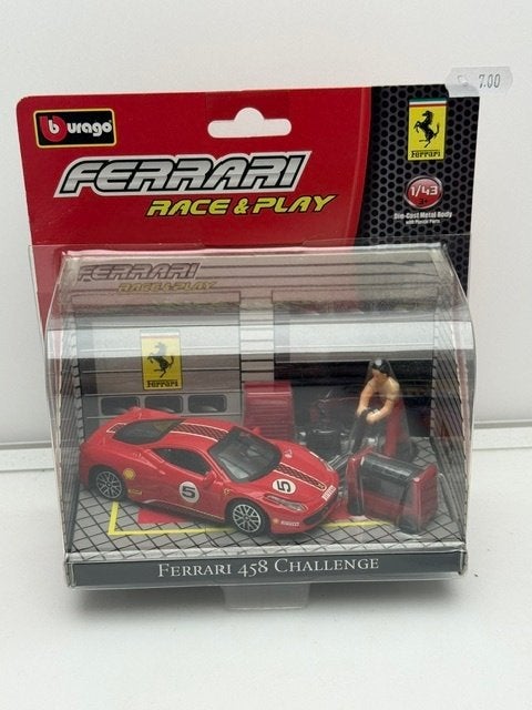 Bburago Ferrari 458 Challenge 1:43, Adres onbekend, Auto, Mail@onbekend.com, Nieuw