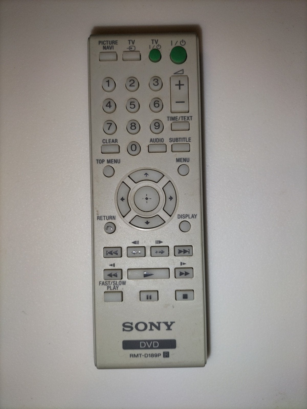 Originele Sony RMT-D189P DVD Afstandsbediening, Ophalen of Verzenden, Gebruikt, Origineel, Dvd