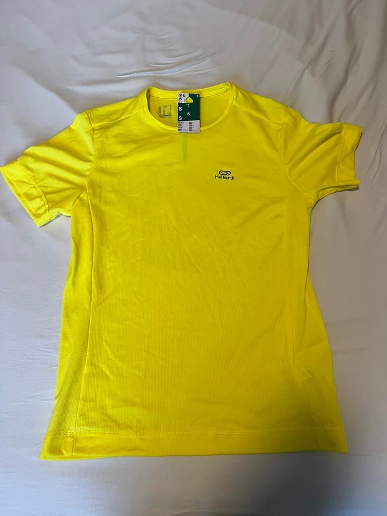 Sport shirt S Decathlon, Kleding | Heren, Sportkleding, Ophalen of Verzenden, Nieuw, Maat 46 (S) of kleiner, Geel