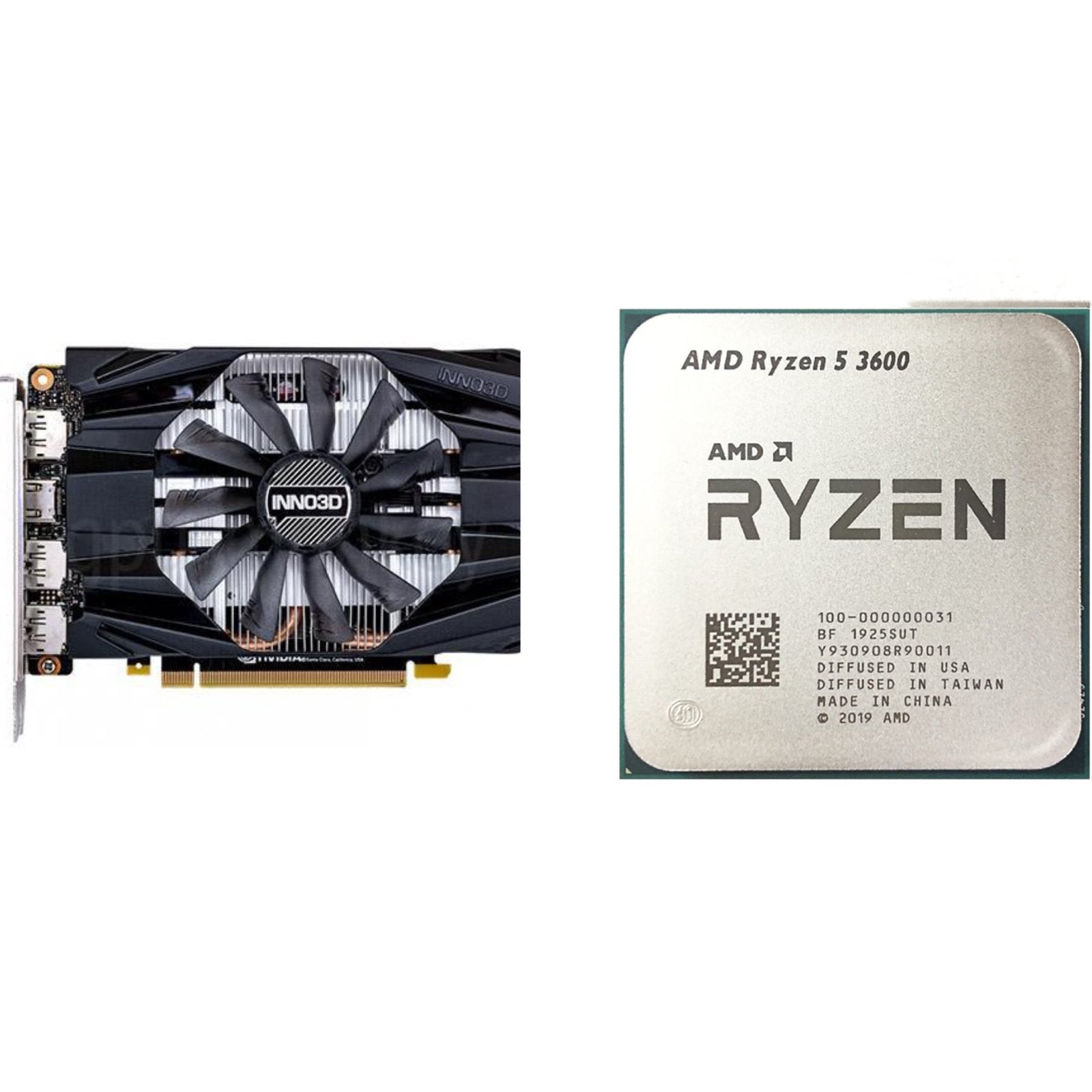 RTX 2060 6gb & AMD Ryzen 5 3600, Computers en Software, Ophalen, Gebruikt, 6-core, 3 tot 4 Ghz