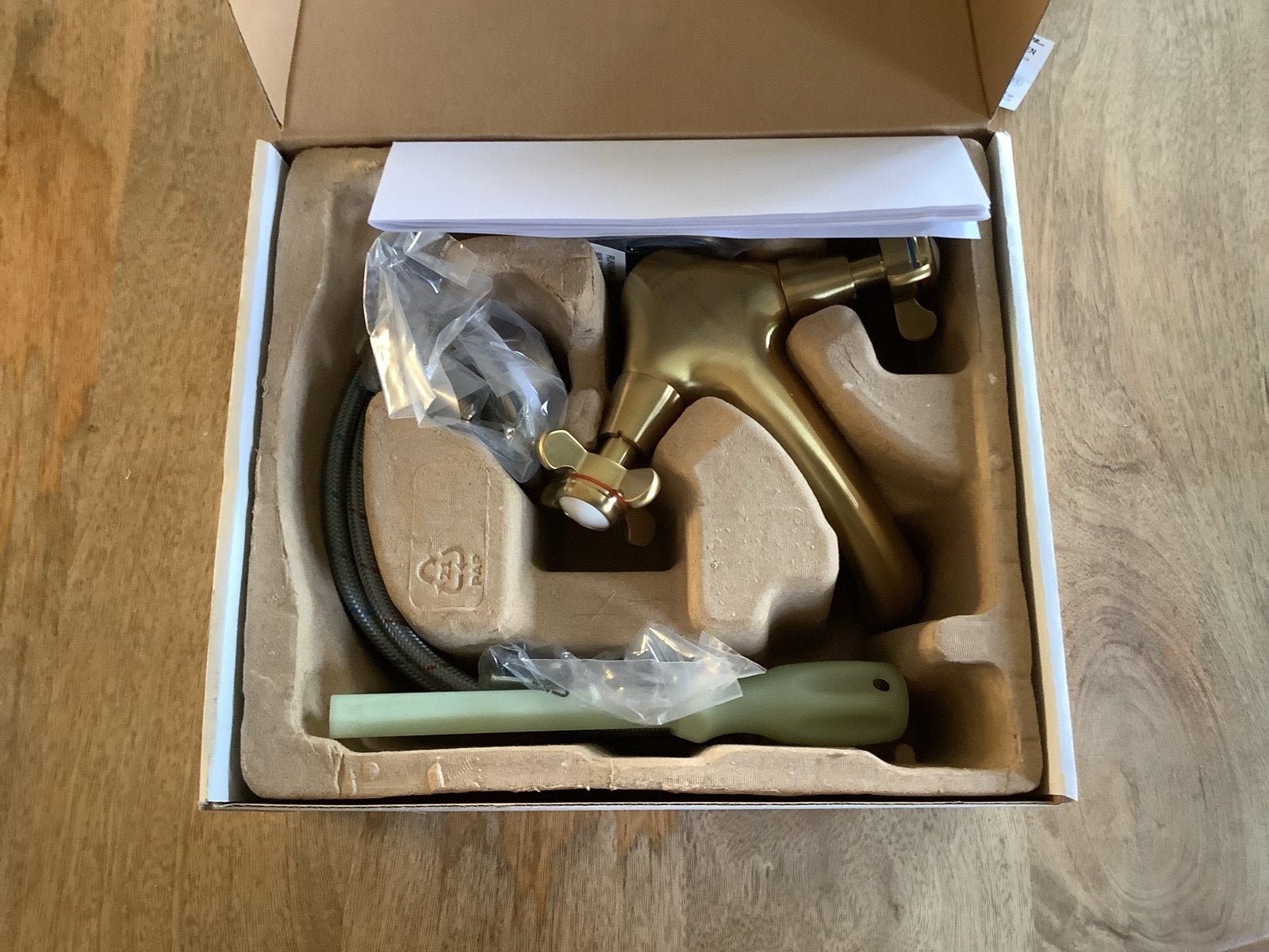 IKEA RUNSKÄR Kraan Goudkleurig - Nieuw in doos, Ophalen of Verzenden, Nieuw, Kraan