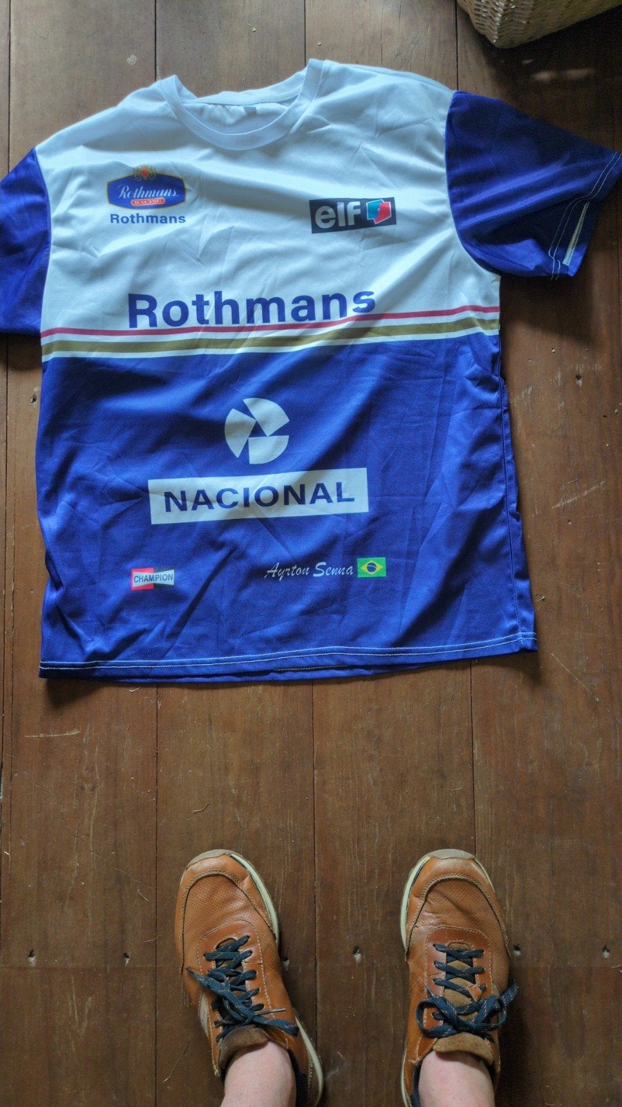 Ayrton Senna  formule 1 shirt., Ophalen of Verzenden, Nieuw, Formule 1