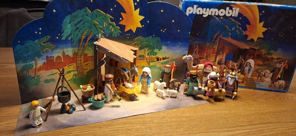PLAYMOBIL KERSTSTAL, Kinderen en Baby's, Speelgoed | Playmobil, Ophalen of Verzenden, Gebruikt