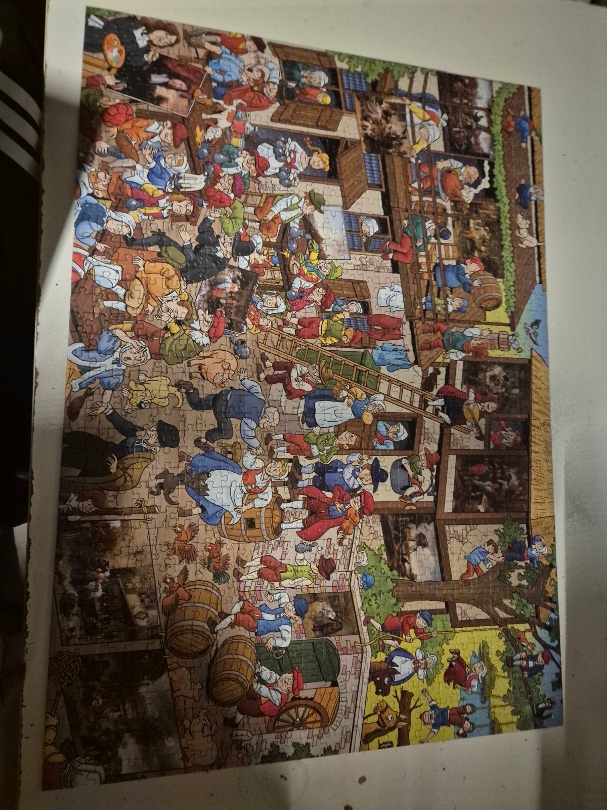 Jan Steen puzzel 1000 stukjes - Goliath, Ophalen of Verzenden, Meer dan 50 stukjes, Zo goed als nieuw, 6 jaar of ouder