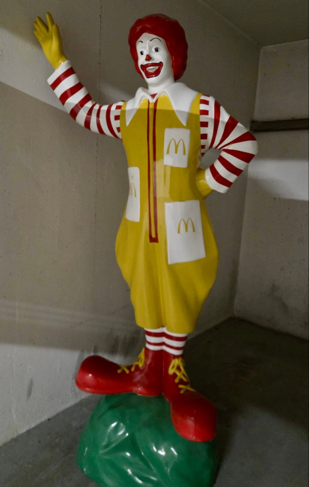 Grote Ronald McDonald Beeld - Vintage McDonald's Figuur, Ophalen of Verzenden, Gebruikt