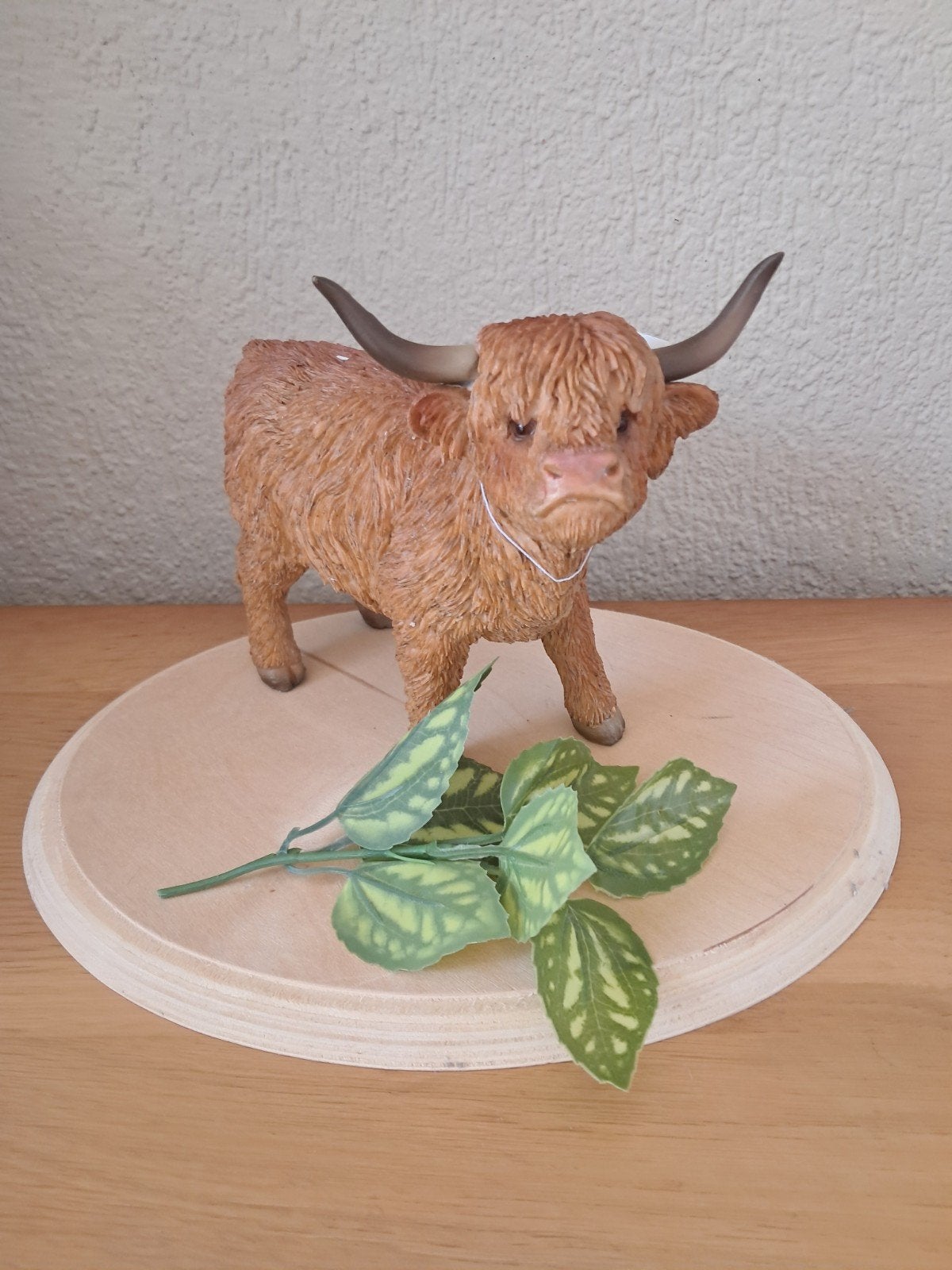 Mooi beeldje van schotse hooglander te koop, Verzamelen, Beelden en Beeldjes, Ophalen of Verzenden, Nieuw, Dier