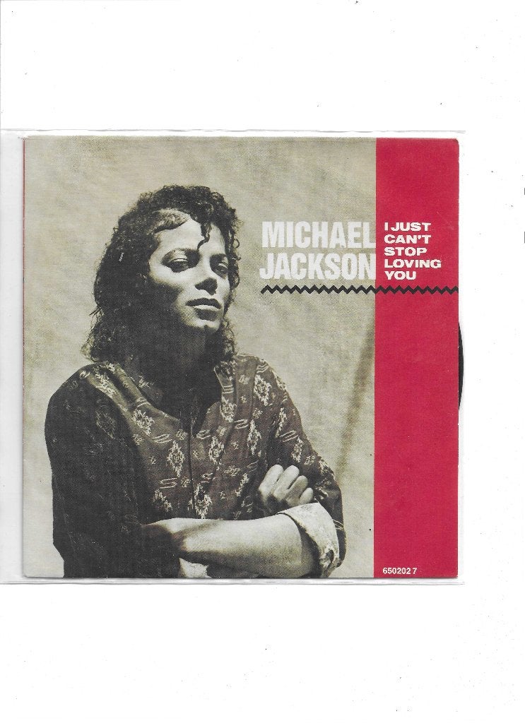 Single Michael Jackson - I just can't stop loving you, Ophalen of Verzenden, Gebruikt, 7 inch, Pop
