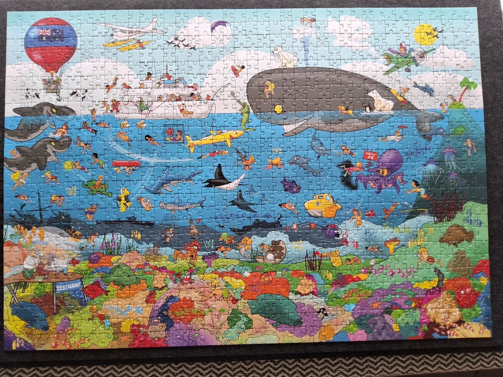 3x Legpuzzel 1000 stukjes: 2x That's Life, 1x Disney, Ophalen, 500 t/m 1500 stukjes, Zo goed als nieuw