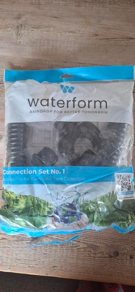 Waterform aansluitset regenton, 150 liter of meer, Ophalen of Verzenden, Nieuw