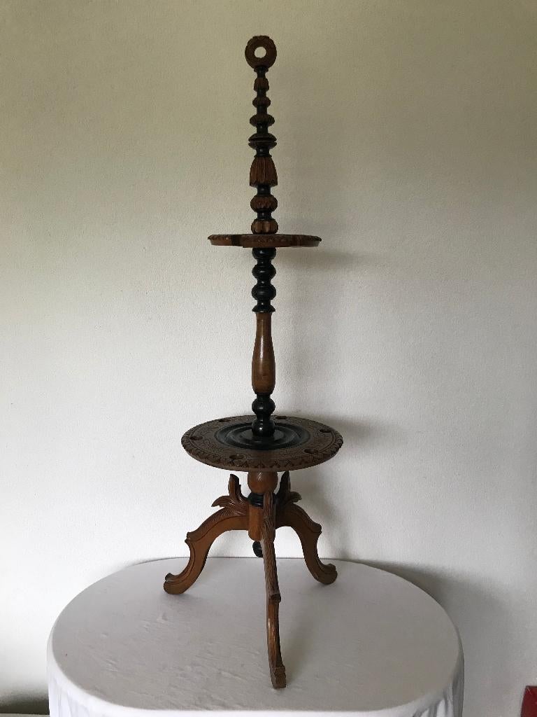 Oud Antiek Gouds Pijpenrek Gouda Pijpen Rek Pijp Houten, Ophalen of Verzenden