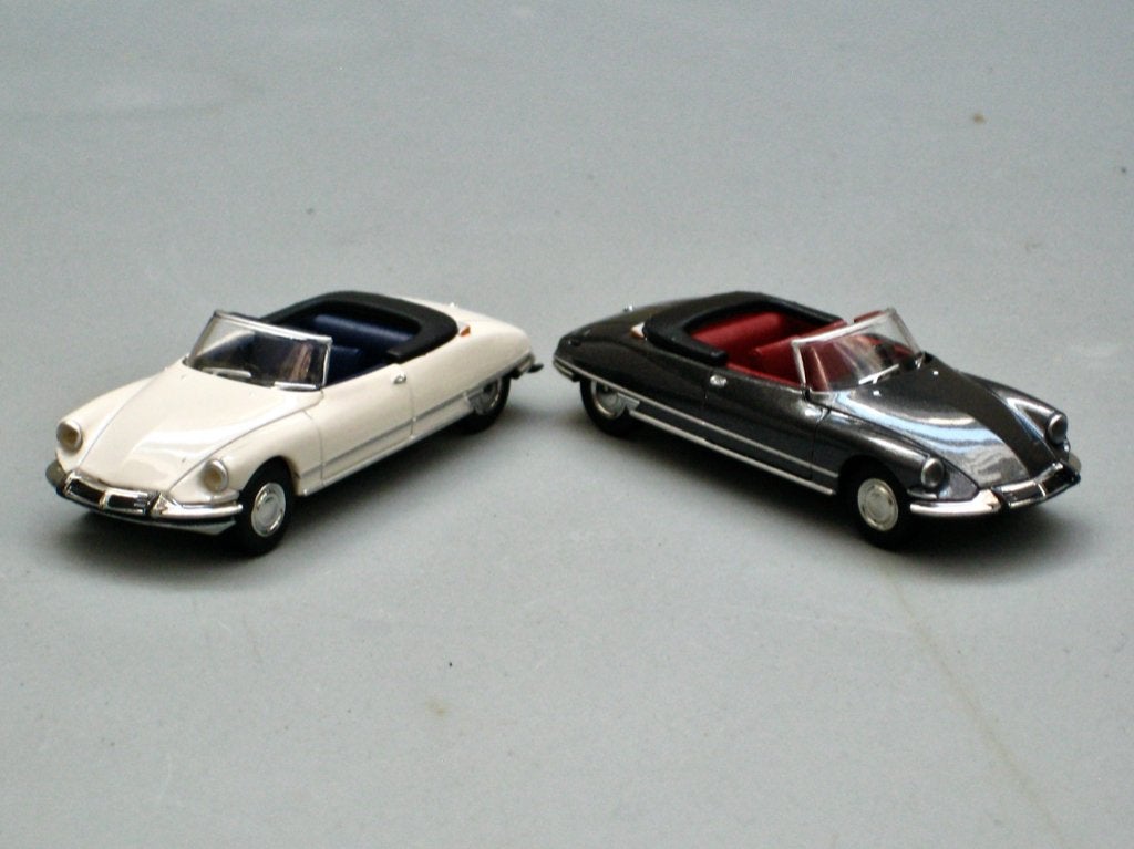 Citroen DS cabriolet open wit of grijs metallic Brekina 1:87, Ophalen of Verzenden, Nieuw, Auto, Brekina