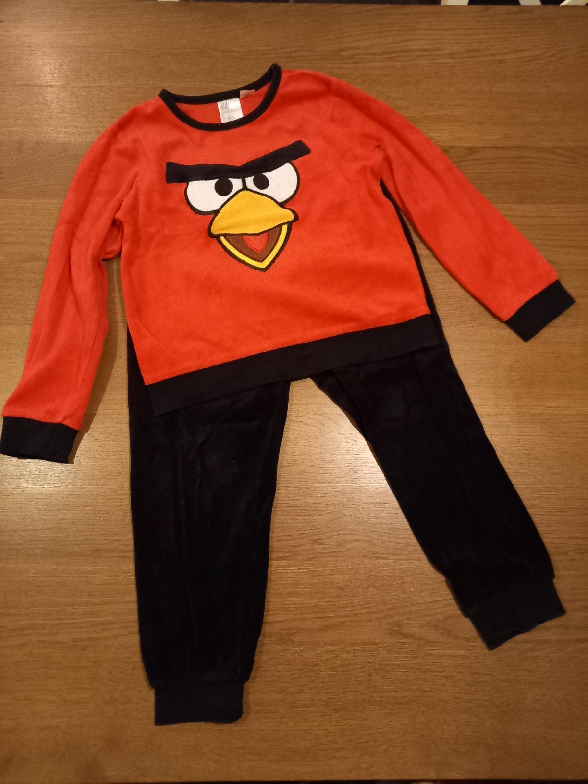 H&M Angry Birds pyjama maat 122/128, Nacht- of Onderkleding, Jongen of Meisje, H&M, Ophalen of Verzenden