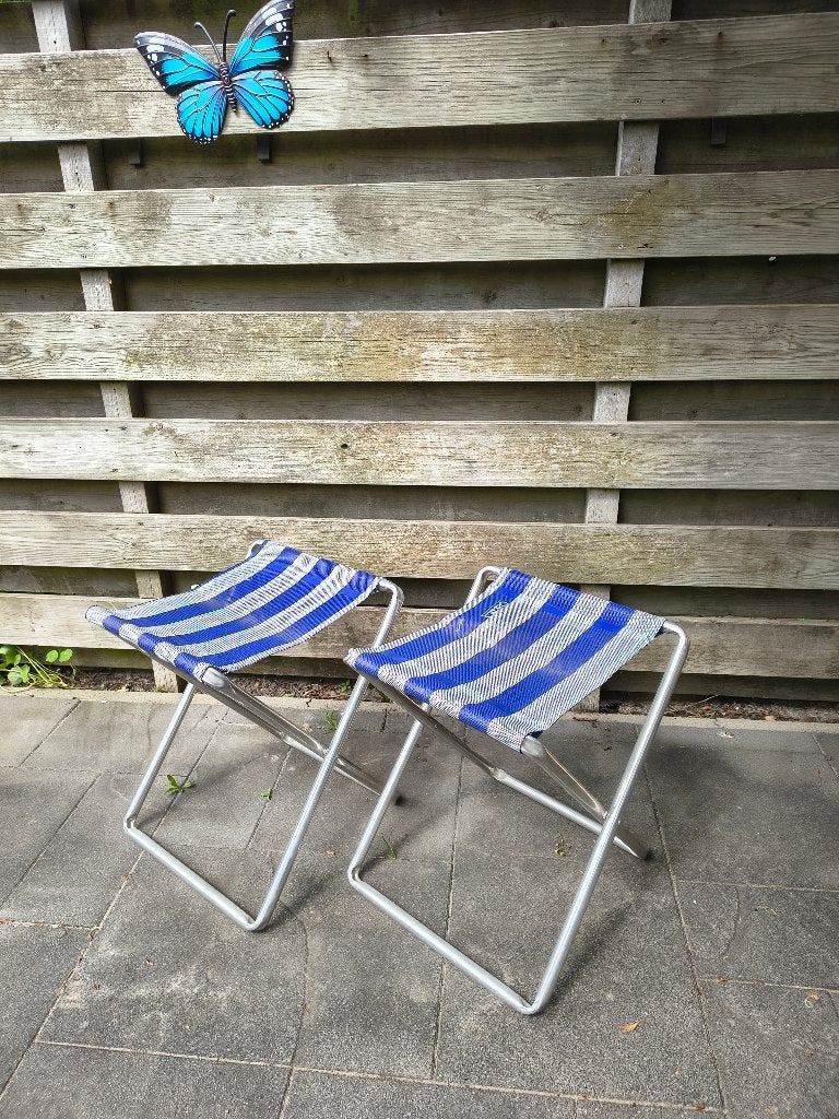 2 Opklapkrukjes Crespo, Caravans en Kamperen, Kampeermeubelen, Ophalen, Zo goed als nieuw, Campingstoel