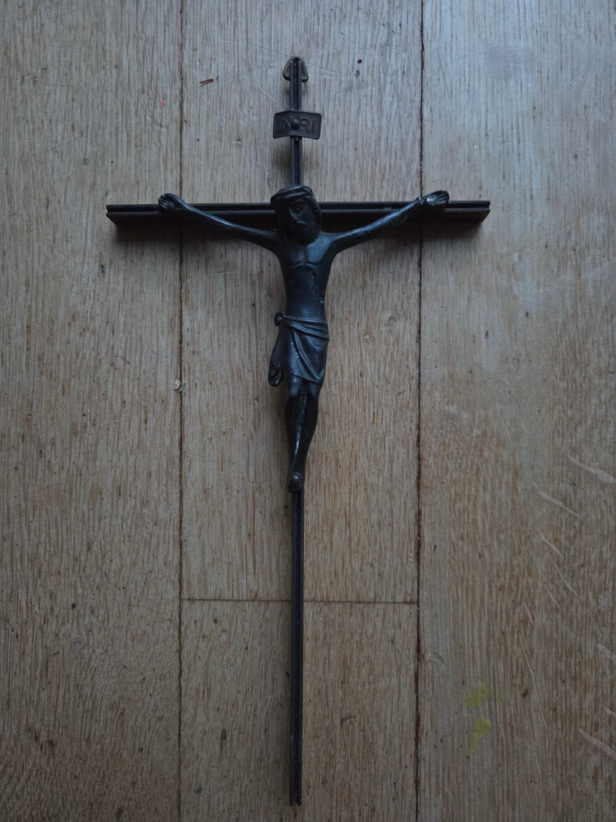 Antiek Jezus kruisbeeld - Restauratieproject: € 12,50 !!, Antiek en Kunst, Ophalen of Verzenden