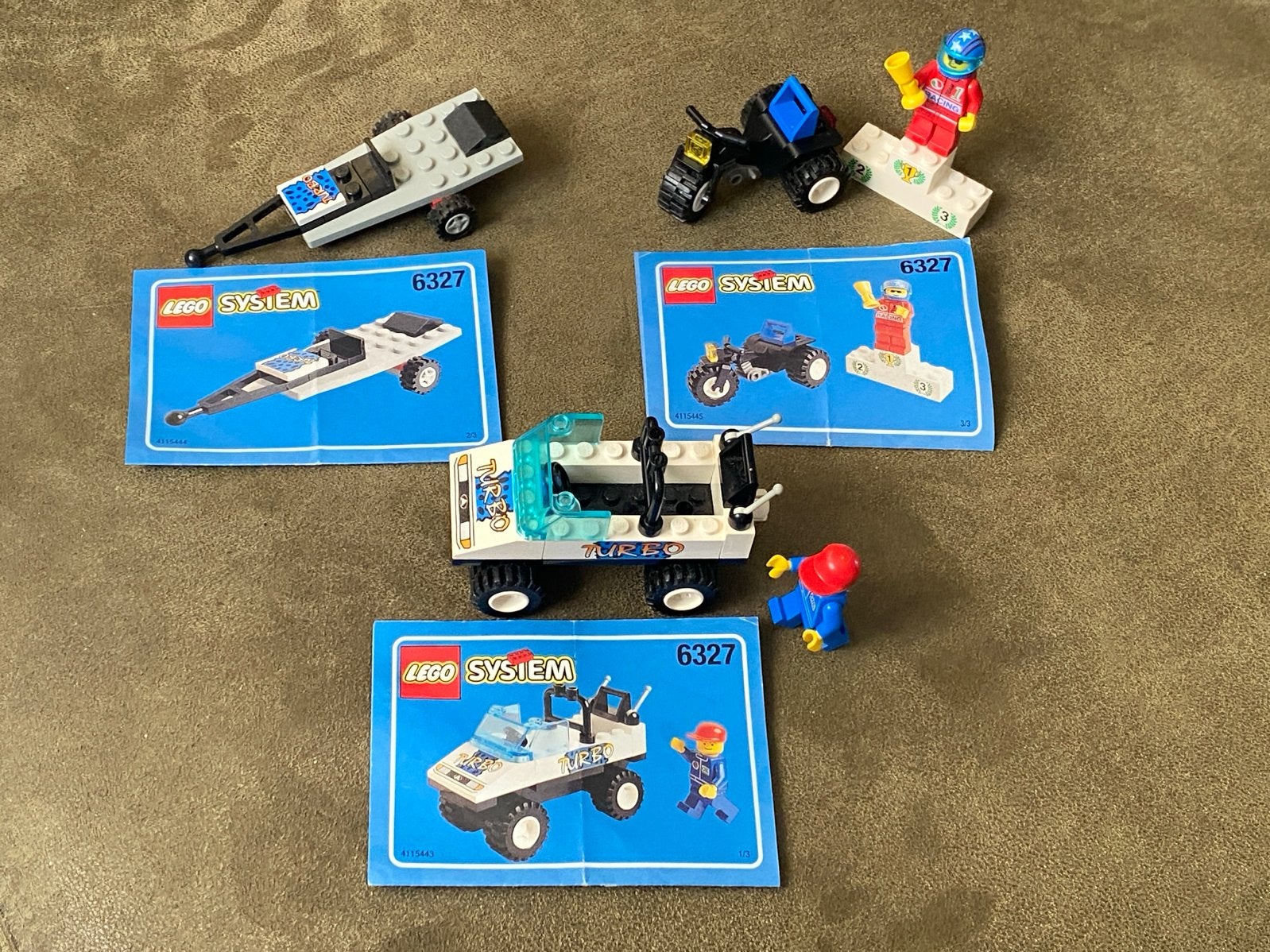 Lego System 6327 Turbo Transporter met instructies, Kinderen en Baby's, City, Lego, Ophalen of Verzenden, Zo goed als nieuw