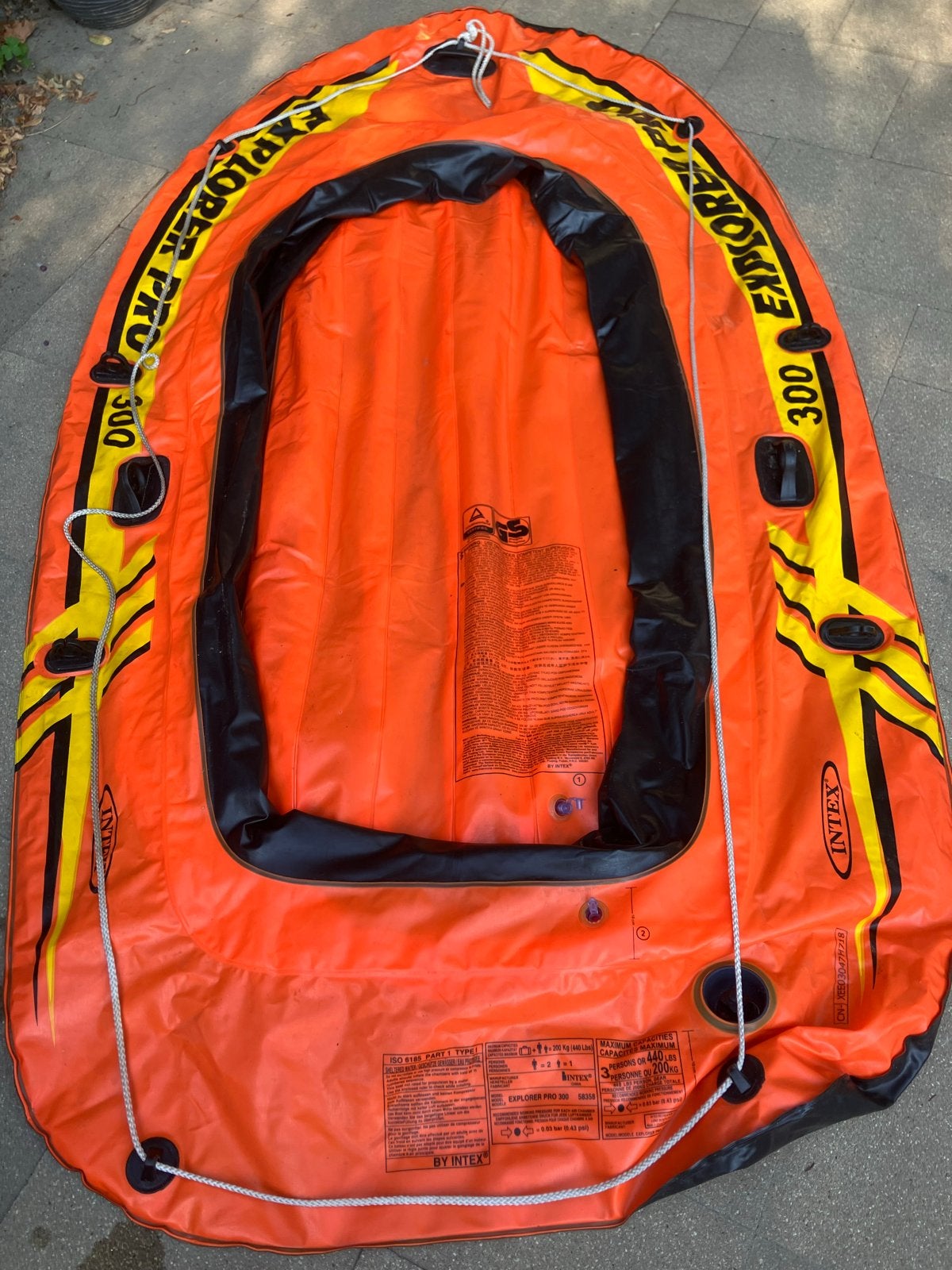 Intex Explorer Pro 300 opblaasboot kleur rood, Ophalen of Verzenden, Gebruikt