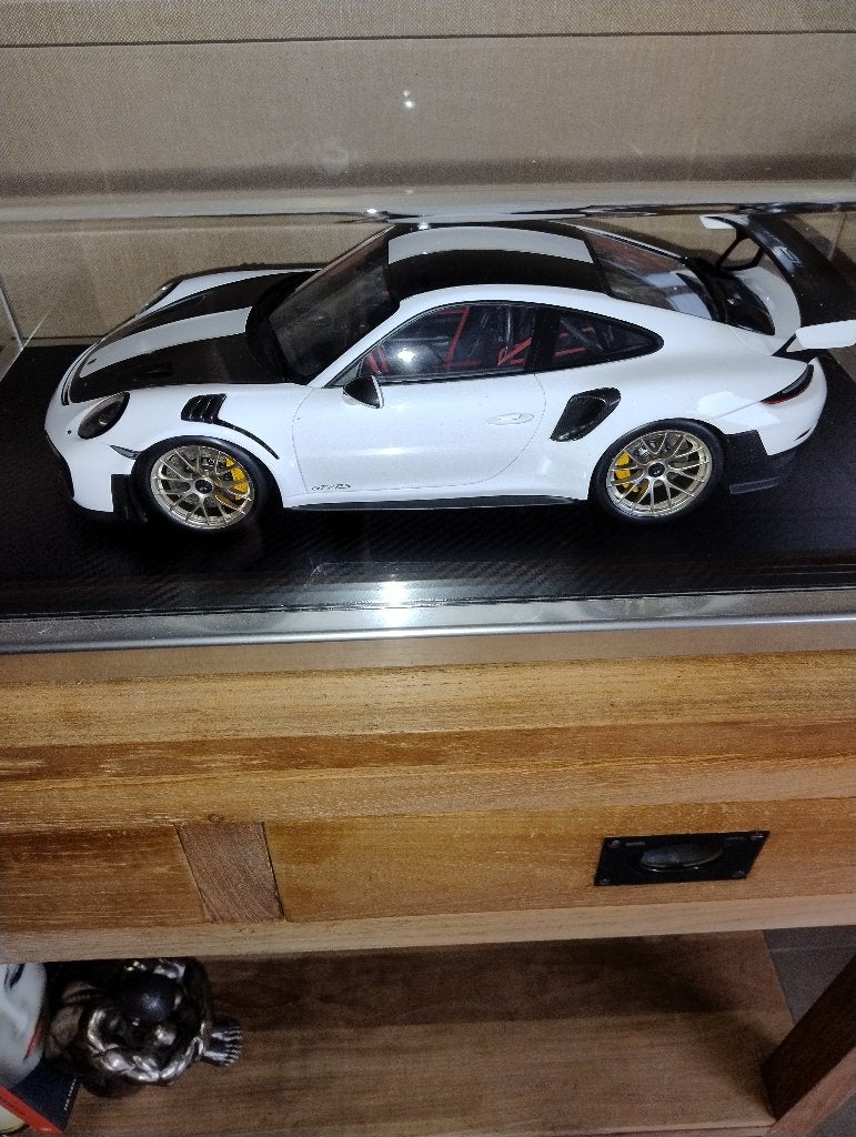 Porsche 911 gt2 rs schaal 1/12, Ophalen of Verzenden, Zo goed als nieuw, 1:9 t/m 1:12, Auto