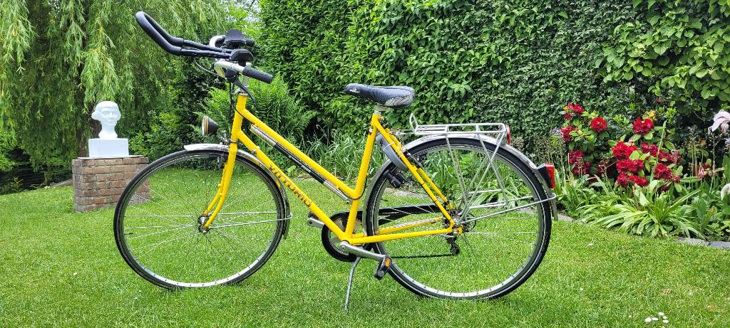 Vittorio damesfiets, Fietsen en Brommers, Gebruikt, Velgrem, 47 tot 50 cm, Versnellingen
