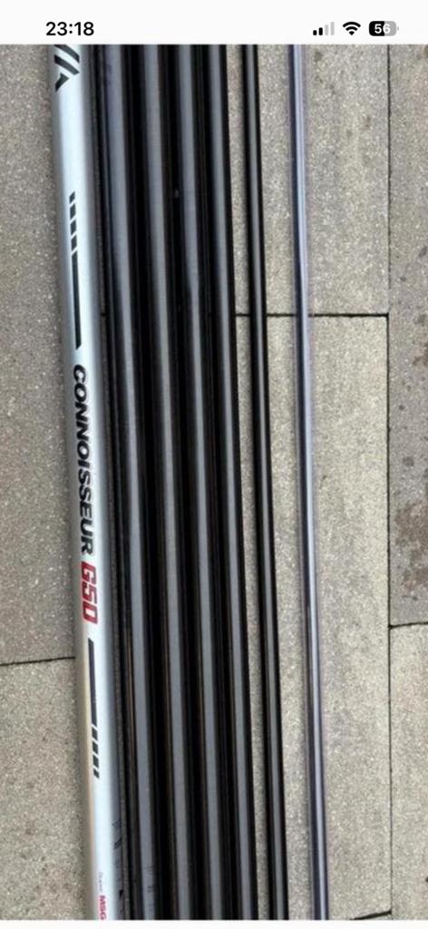 Daiwa connoisseur G 50 13 meter, Watersport en Boten, Ophalen, Zo goed als nieuw, Vaste hengel