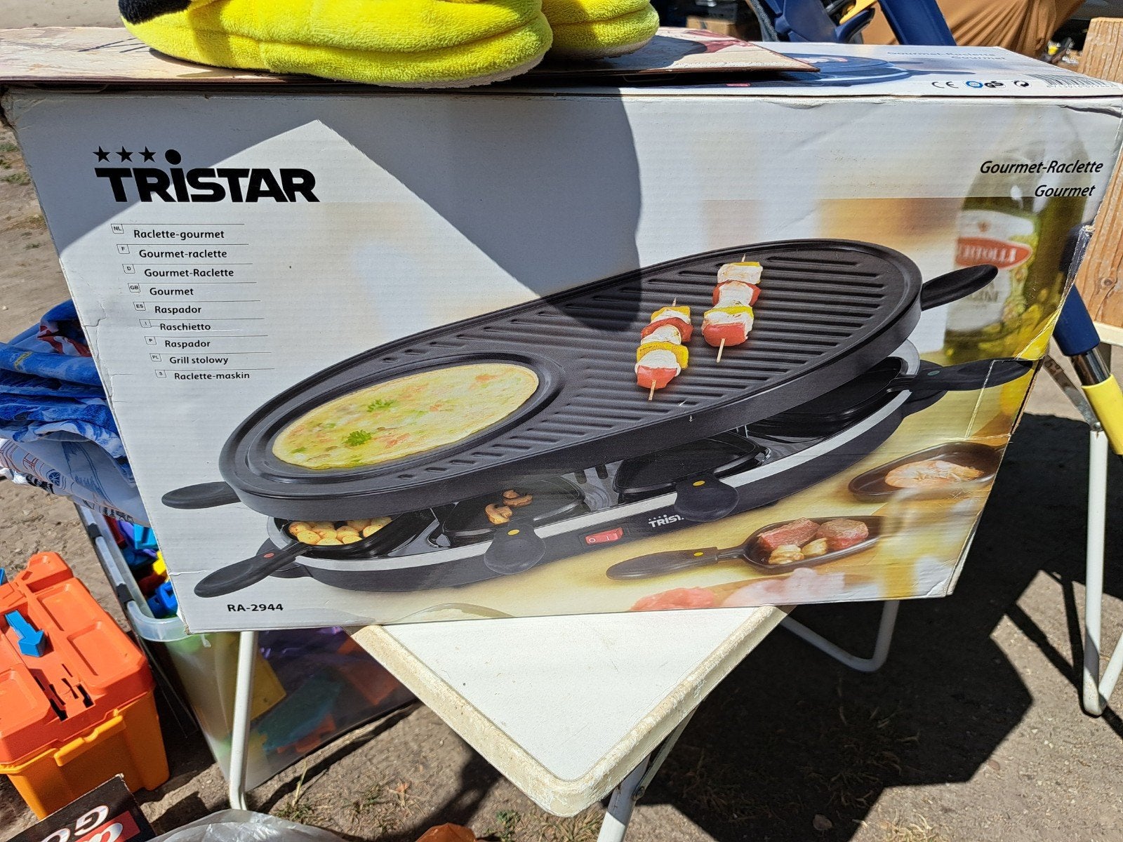 Tristar Gourmet Raclette Grill - Slechts 2 keer gebruikt!, Witgoed en Apparatuur, Ophalen of Verzenden, Zo goed als nieuw