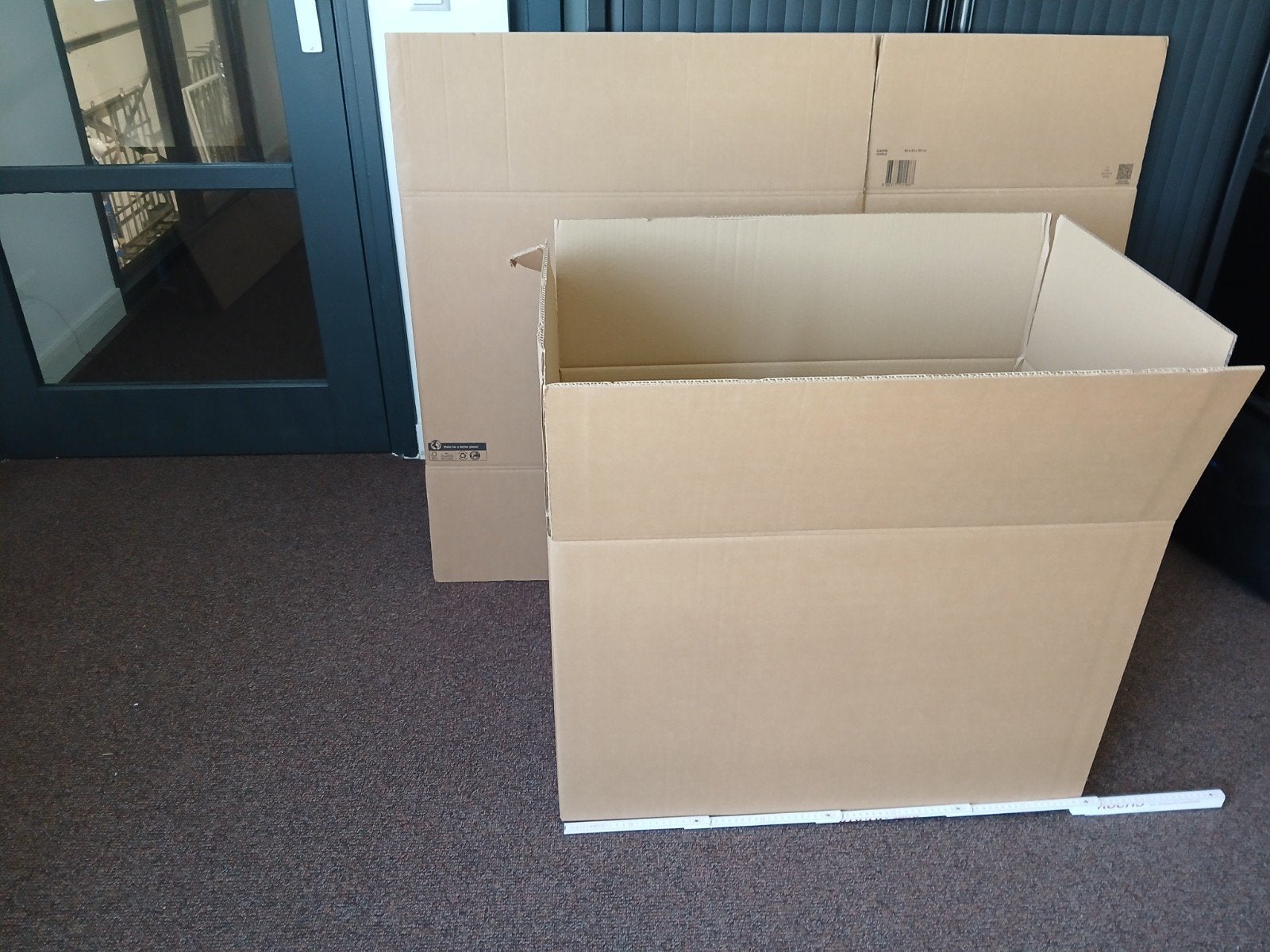 Grote kartonnen dozen en platen, Doe-het-zelf en Verbouw, Kratten en Dozen, 40 tot 60 cm, 35 tot 50 cm, Doos, Gebruikt