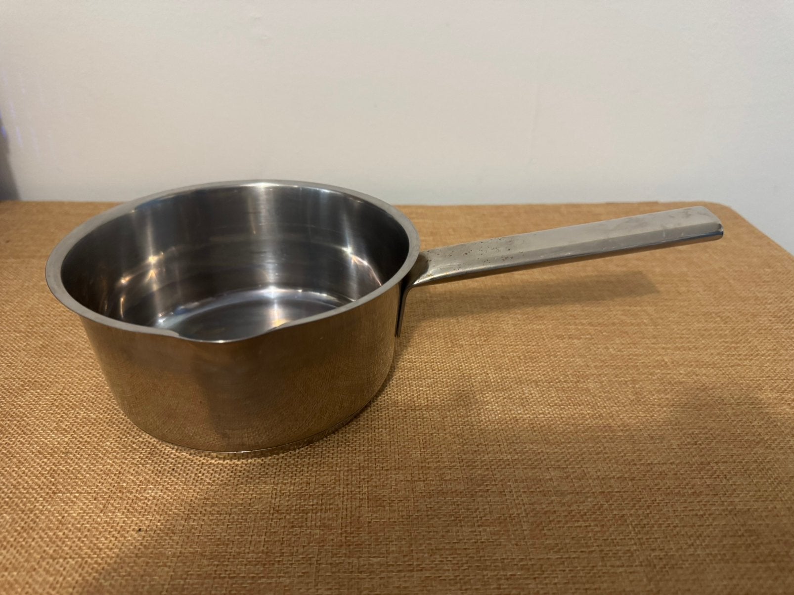 Vivo steelpan 17 cm, Pannenset, Ophalen of Verzenden, Zo goed als nieuw, Rvs